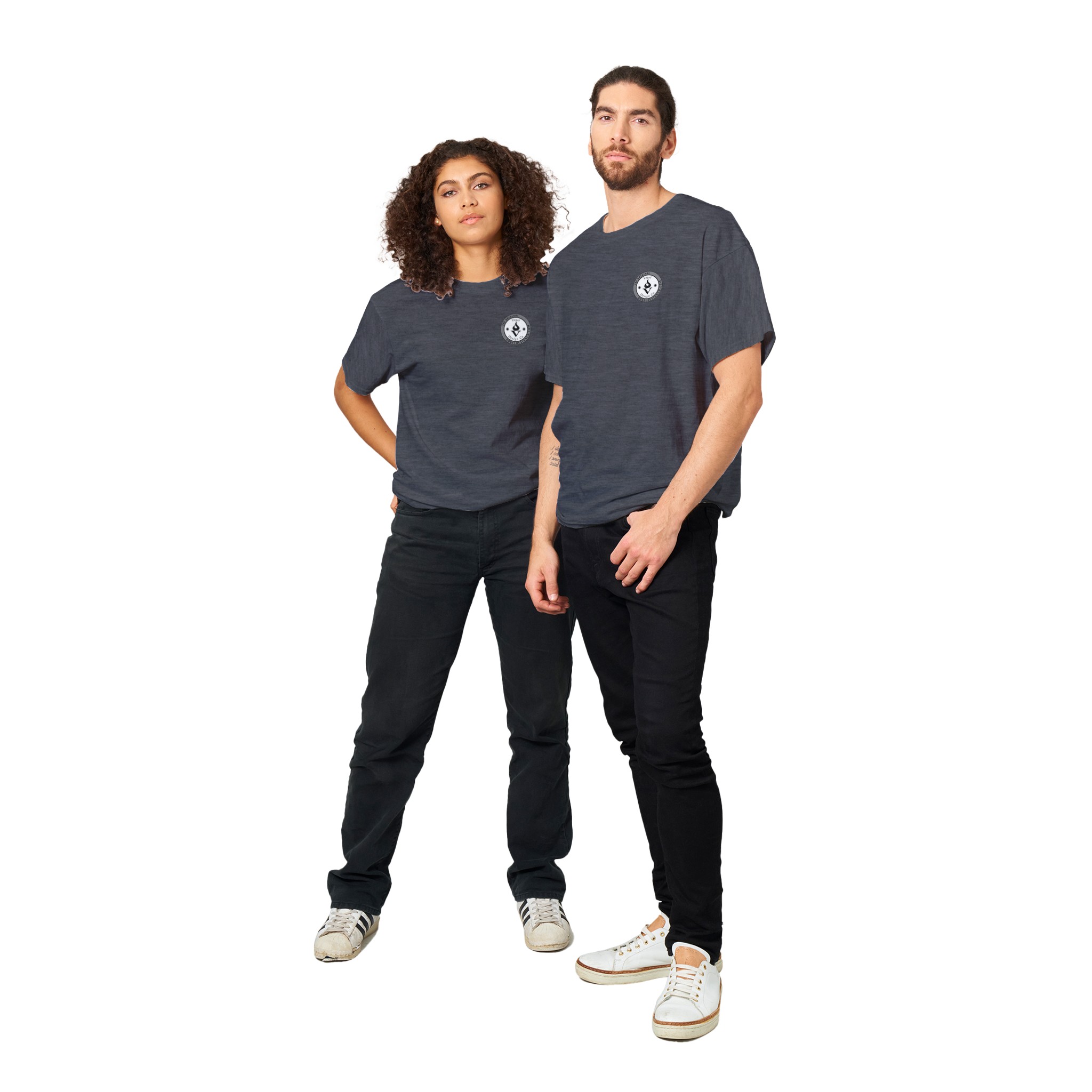 Logo Badge Grey Heavy T-shirt